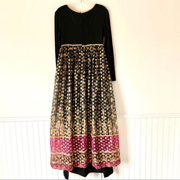 Maru Sahara Hotel 1960’s Vintage Lame Gown - Picture 5 of 8